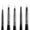Angelus Synthetic Paint Brush Set - Micro Detail, Set of 5, Short Handle